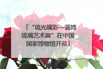 “琉光璃彩—淄博琉璃艺术展”在中国国家博物馆开幕