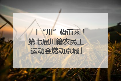 “川”势而来！第七届川籍农民工运动会燃动京城