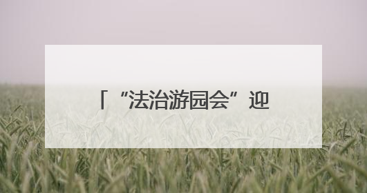 “法治游园会”迎“六一” 法治种子“种”进童心