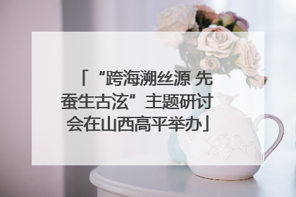 “跨海溯丝源 先蚕生古泫”主题研讨会在山西高平举办