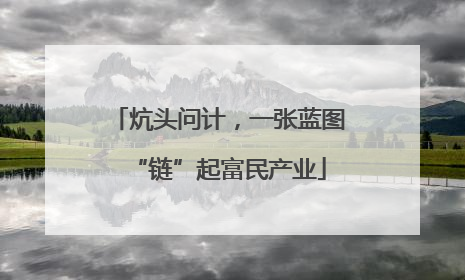 炕头问计，一张蓝图“链”起富民产业