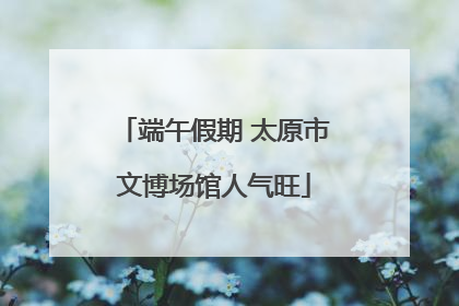 端午假期 太原市文博场馆人气旺