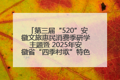 第三届“520”安徽文旅惠民消费季研学主题暨 2025年安徽省“四季村歌”特色展演燃动池州