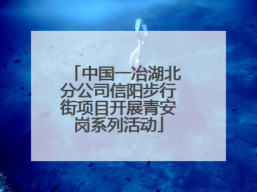 中国一冶湖北分公司信阳步行街项目开展青安岗系列活动