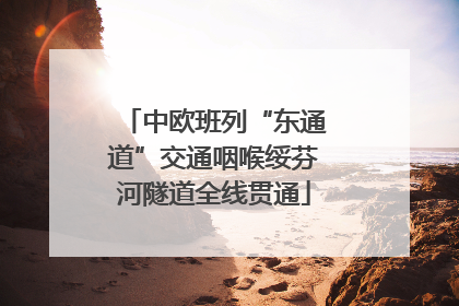 中欧班列“东通道”交通咽喉绥芬河隧道全线贯通