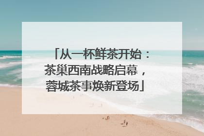 从一杯鲜茶开始：茶巢西南战略启幕，蓉城茶事焕新登场