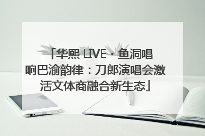 华熙 LIVE・鱼洞唱响巴渝韵律：刀郎演唱会激活文体商融合新生态