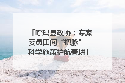 呼玛县政协：专家委员田间“把脉” 科学施策护航春耕