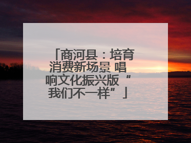 商河县：培育消费新场景 唱响文化振兴版“我们不一样”