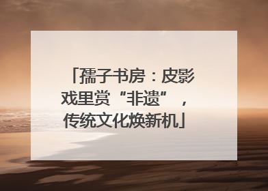 孺子书房：皮影戏里赏“非遗”，传统文化焕新机