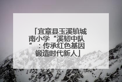 宜章县玉溪镇城南小学“溪韧中队”：传承红色基因 锻造时代新人