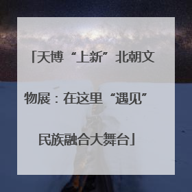 天博“上新”北朝文物展：在这里“遇见”民族融合大舞台