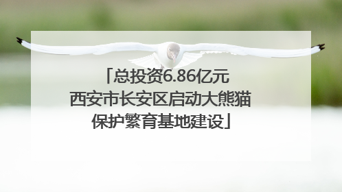 总投资6.86亿元 西安市长安区启动大熊猫保护繁育基地建设