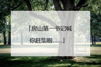 房山第一书记喊你赶集啦……