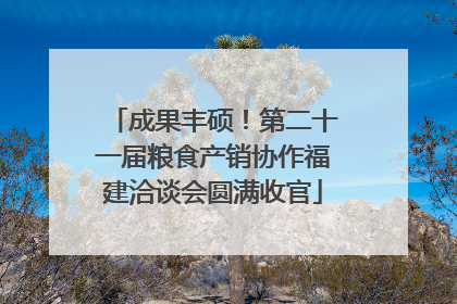 成果丰硕！第二十一届粮食产销协作福建洽谈会圆满收官
