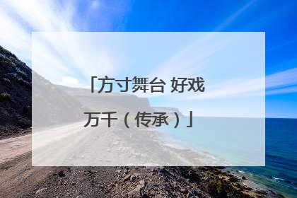 方寸舞台 好戏万千（传承）