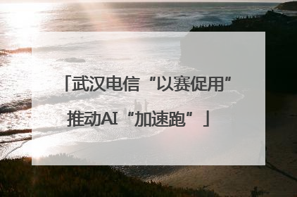 武汉电信“以赛促用”推动AI“加速跑”