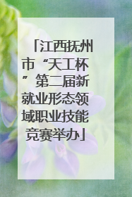 江西抚州市“天工杯”第二届新就业形态领域职业技能竞赛举办