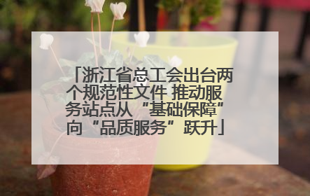 浙江省总工会出台两个规范性文件 推动服务站点从“基础保障”向“品质服务”跃升