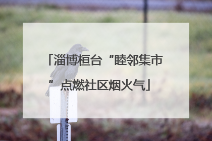 淄博桓台“睦邻集市”点燃社区烟火气