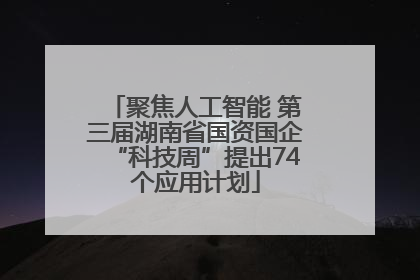 聚焦人工智能 第三届湖南省国资国企“科技周”提出74个应用计划