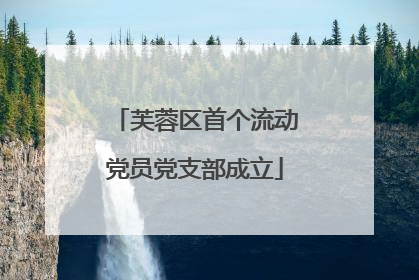 芙蓉区首个流动党员党支部成立