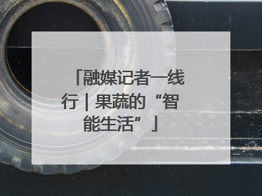 融媒记者一线行｜果蔬的“智能生活”