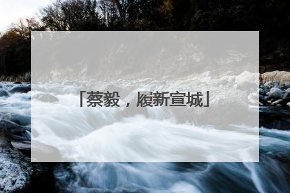 蔡毅，履新宣城