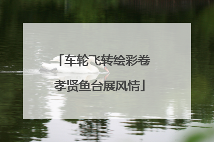 车轮飞转绘彩卷 孝贤鱼台展风情