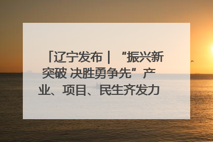 辽宁发布｜“振兴新突破 决胜勇争先”产业、项目、民生齐发力 葫芦岛按下决胜之年“加速键”