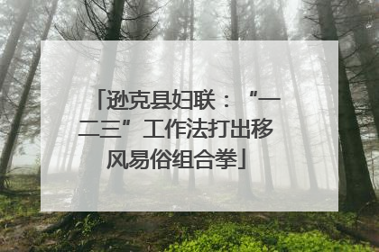 逊克县妇联：“一二三”工作法打出移风易俗组合拳
