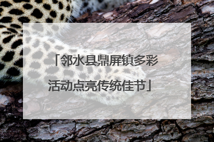 邻水县鼎屏镇多彩活动点亮传统佳节
