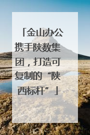 金山办公携手陕数集团，打造可复制的“陕西标杆”