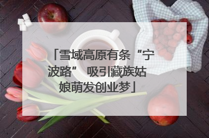 雪域高原有条“宁波路” 吸引藏族姑娘萌发创业梦