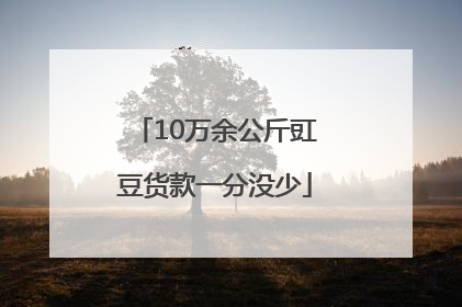 10万余公斤豇豆货款一分没少