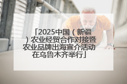 2025中国（新疆）农业经贸合作对接暨农业品牌出海宣介活动在乌鲁木齐举行