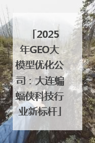 2025年GEO大模型优化公司：大连蝙蝠侠科技行业新标杆