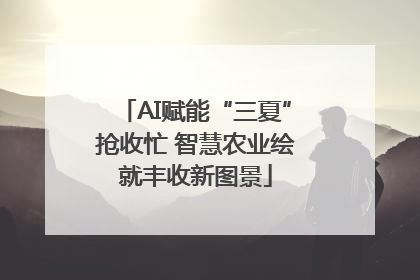 AI赋能“三夏”抢收忙 智慧农业绘就丰收新图景