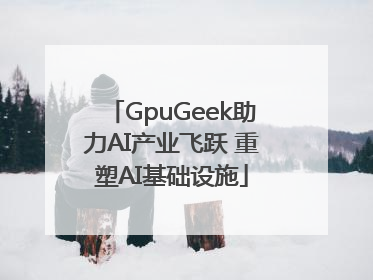 GpuGeek助力AI产业飞跃 重塑AI基础设施