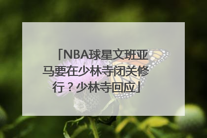 NBA球星文班亚马要在少林寺闭关修行？少林寺回应
